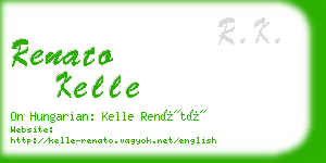 renato kelle business card